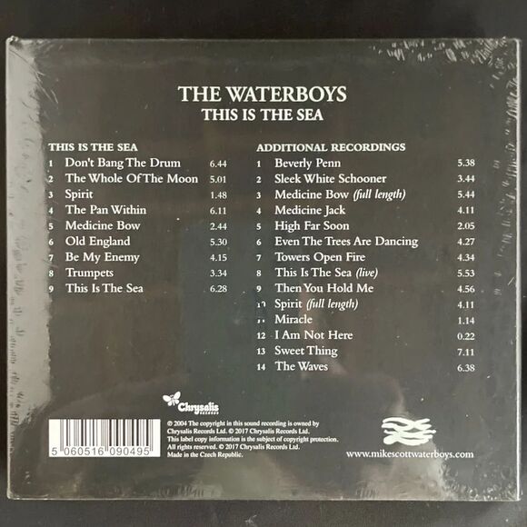 Waterboys – This Is The Sea – Deluxe Double Compact Disc, 2xCD, Chrysalis, NEW - Picture 2 of 2